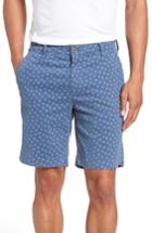 Men's Ag Flora Print Slim Fit Shorts - Blue