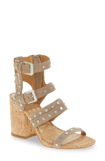 Women's Dolce Vita Effie Block Heel Sandal M - Brown