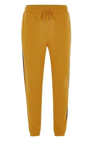 Men's Topman Side Tape Classic Fit Jogger Pants - Yellow