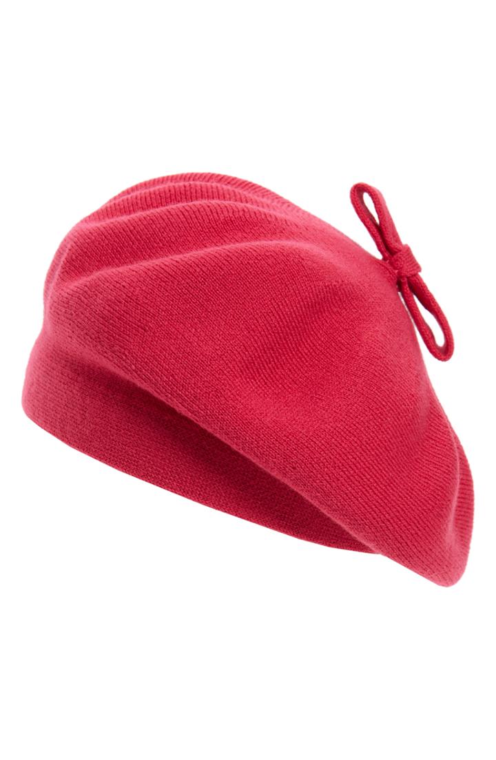 Women's Kate Spade New York Tab Bow Beret - Pink