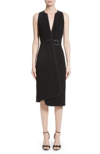Women's Altuzarra Asymmetrical Belted Dress Us / 36 Fr - Black