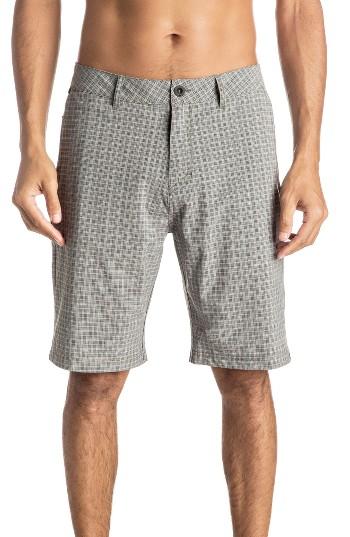 Men's Quiksilver Neolithic Amphibian Hybrid Shorts - Black