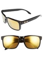 Women's Oakley Holbrook 56mm Polarized Sunglasses - Black/ 24k Iridium