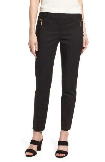 Women's Chaus Dena Zip Pocket Ankle Pants - Black