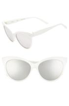 Women's Chelsea28 Audrey 60mm Cat Eye Sunglasses - White