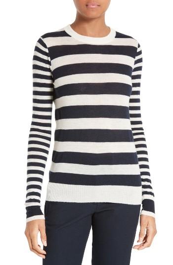 Women's Joseph Stripe Cashmere Pullover
