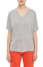 Women's Topshop Boutique Ultimate Relax Tee Us (fits Like 0-2) - Grey