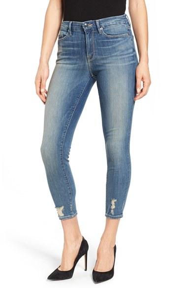 Women's Good American Good Legs Crop Skinny Jeans