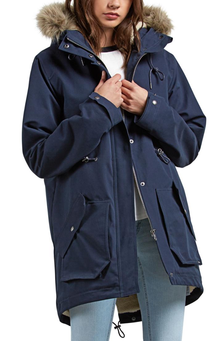 Women's Ming Wang Textured Long Jacket