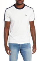 Men's Lacoste Regular Fit Contrast Jersey T-shirt (s) - White