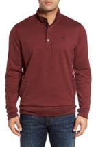 Men's Travis Mathew 'wall' Mock Neck Pullover, Size - Red