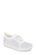 Women's Fitflop Uberknit(tm) F-sporty Sneaker .5 M - Metallic