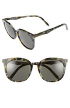 Women's Victoria Beckham Combination Classic 56mm Sunglasses - Moss Fleck