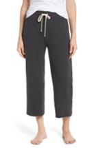 Women's Alternative Terry Crop Lounge Pants - Black