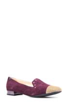 Women's Geox Wistrey Cap Toe Loafer Us / 35eu - Purple