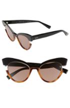 Women's Max Mara 49mm Gradient Lens Cat Eye Sunglasses -