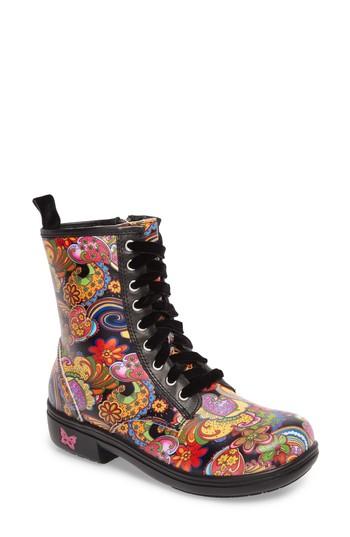 Women's Alegria Ari Combat Boot -6.5us / 36eu - Yellow