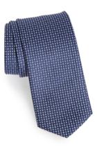 Men's Boss Geometric Tie, Size - Blue