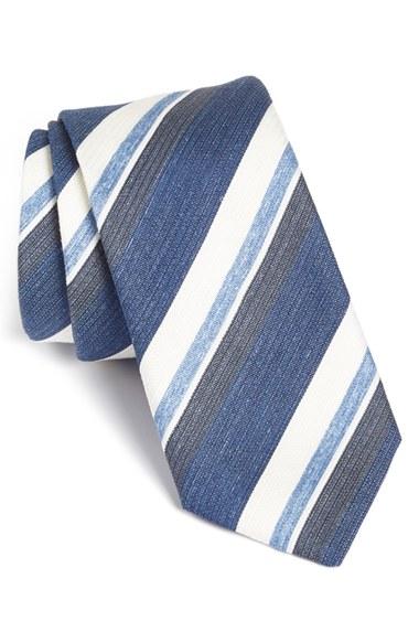 Men's Boss Stripe Silk Blend Tie