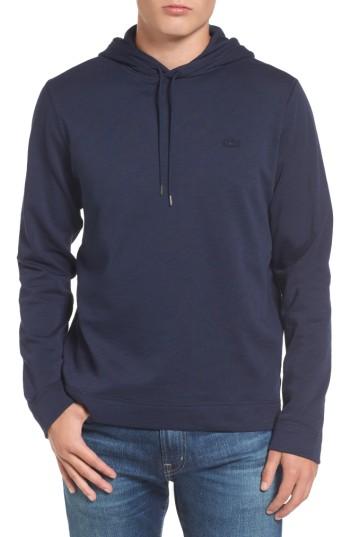 Men's Lacoste Brushed Fleece Hoodie (s) - Blue