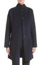 Women's St. John Collection Colorblock Double Face Wool Blend Coat