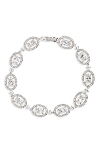 Women's Nadri Crystal Halo Bracelet