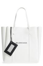 Balenciaga Medium Everyday Logo Leather Tote -