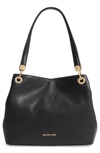 Michael Michael Kors Large Raven Leather Tote - Black