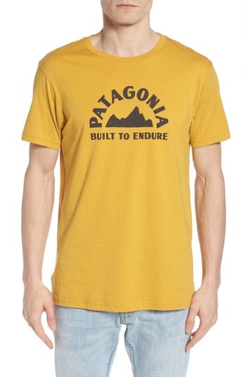 Men's Patagonia Geologers Organic Cotton T-shirt - Yellow