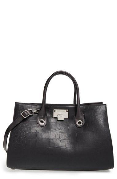 Jimmy Choo 'riley' Leather Tote -