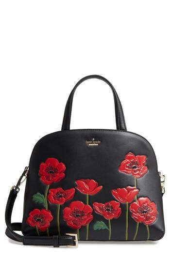 Kate Spade New York Ooh La La Poppy - Lottie Leather Satchel -