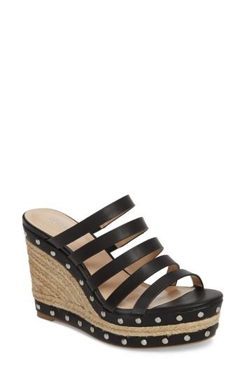 Women's Charles By Charles David Loyal Wedge Sandal M - Black