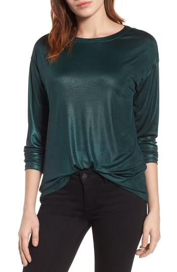 Women's Halogen Drape Back Top - Green