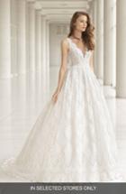 Women's Rosa Clara Embellished Lace Princess Gown, Size - Ivory