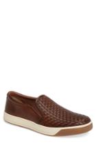 Men's J & M 1850 Allister Slip-on Sneaker .5 M - Brown