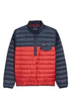 Men's Patagonia Water Repellent 600-fill-power Down Pullover Jacket, Size - Red