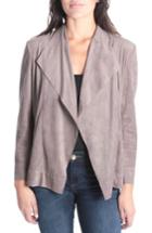 Women's Kut From The Kloth Patricia Drape Zipper Jacket - Beige