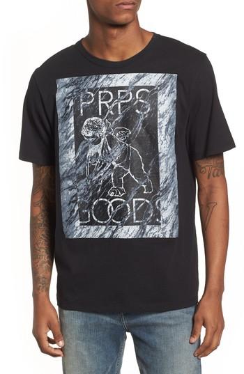 Men's Prps Cherub Graphic T-shirt, Size - Black