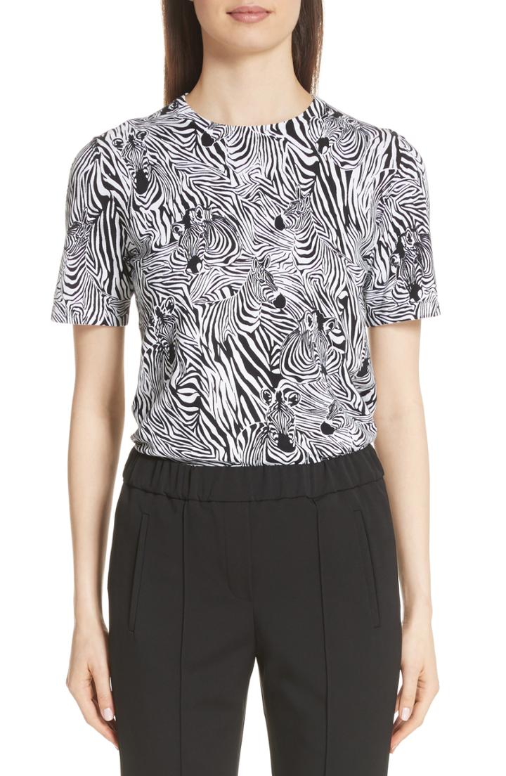 Women's Michael Kors Zebra Print Tee