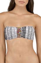 Women's Volcom Locals Only Reversible Bandeau Bikini Top