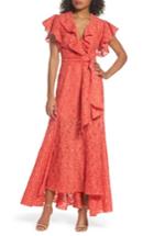 Women's C/meo Collective More To Give Ruffle Lace Gown - Red