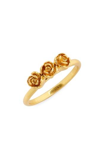 Women's Madewell Triple Rosebud Ring