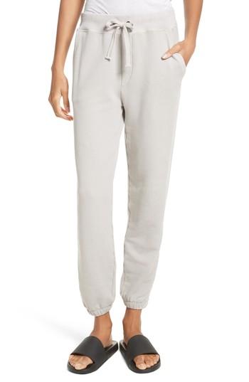 Women's Vince Raw Edge Sweats - Grey