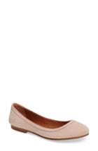 Women's Frye Carson Ballet Flat .5 M - Beige
