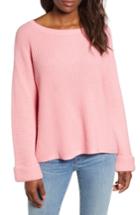 Women's Caslon Shaker Stitch Sweater - Pink