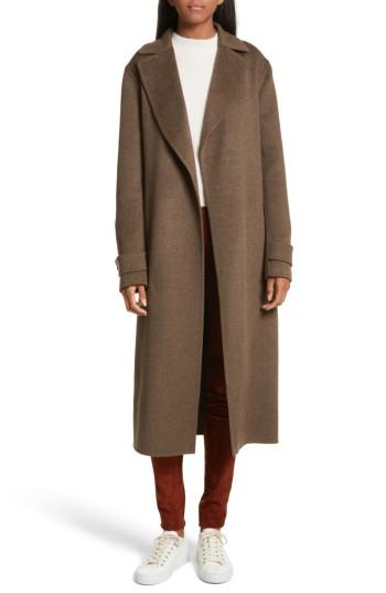 Women's Joseph Dale Double-face Wool & Cashmere Coat Us / 34 Fr - Green