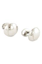 Men's David Donahue 'baseball' Sterling Silver Cuff Links