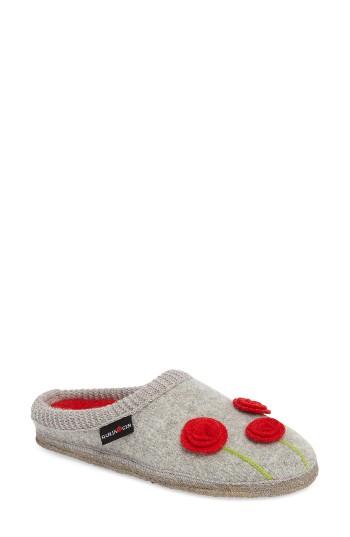 Women's Haflinger Poppy Slipper Us / 36eu - Grey