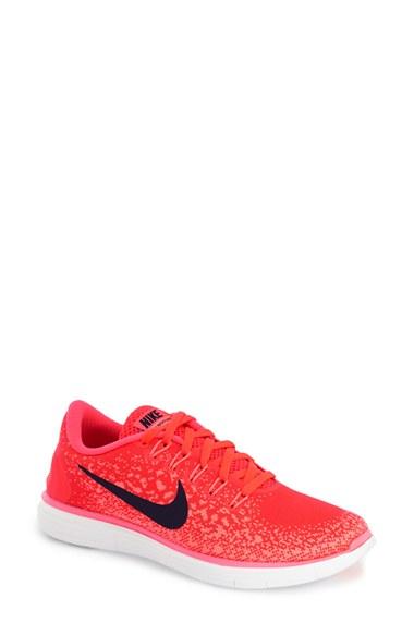 Women's Nike 'free Rn Distance' Running Shoe .5 M - Pink