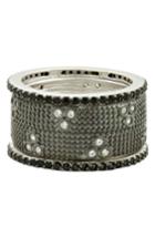 Women's Fredia Rothman Industrial Finish Set Of 3 Stackable Rings